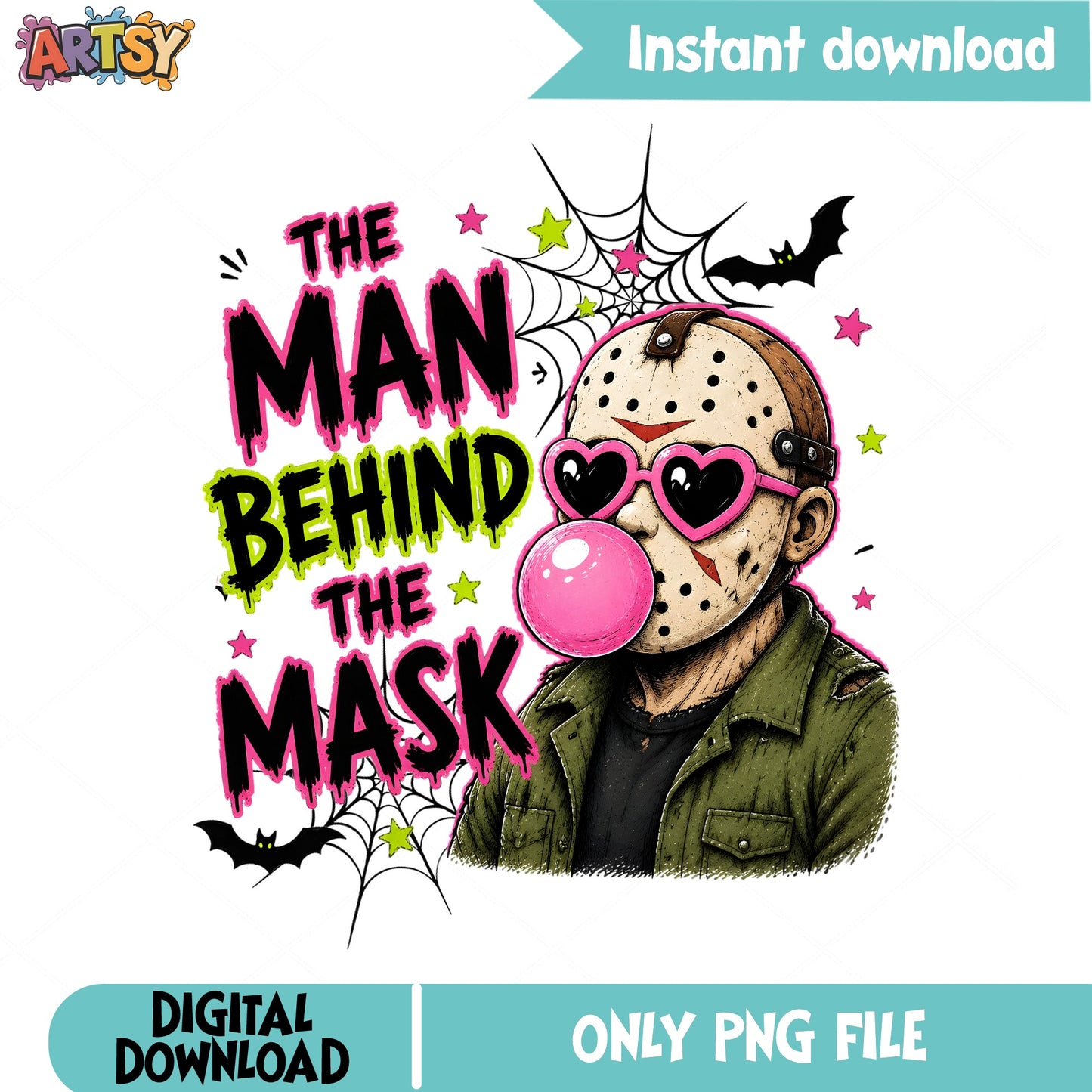 Jason Voorhees Man Behind The Mask PNG, Halloween PNG, Horror PNG