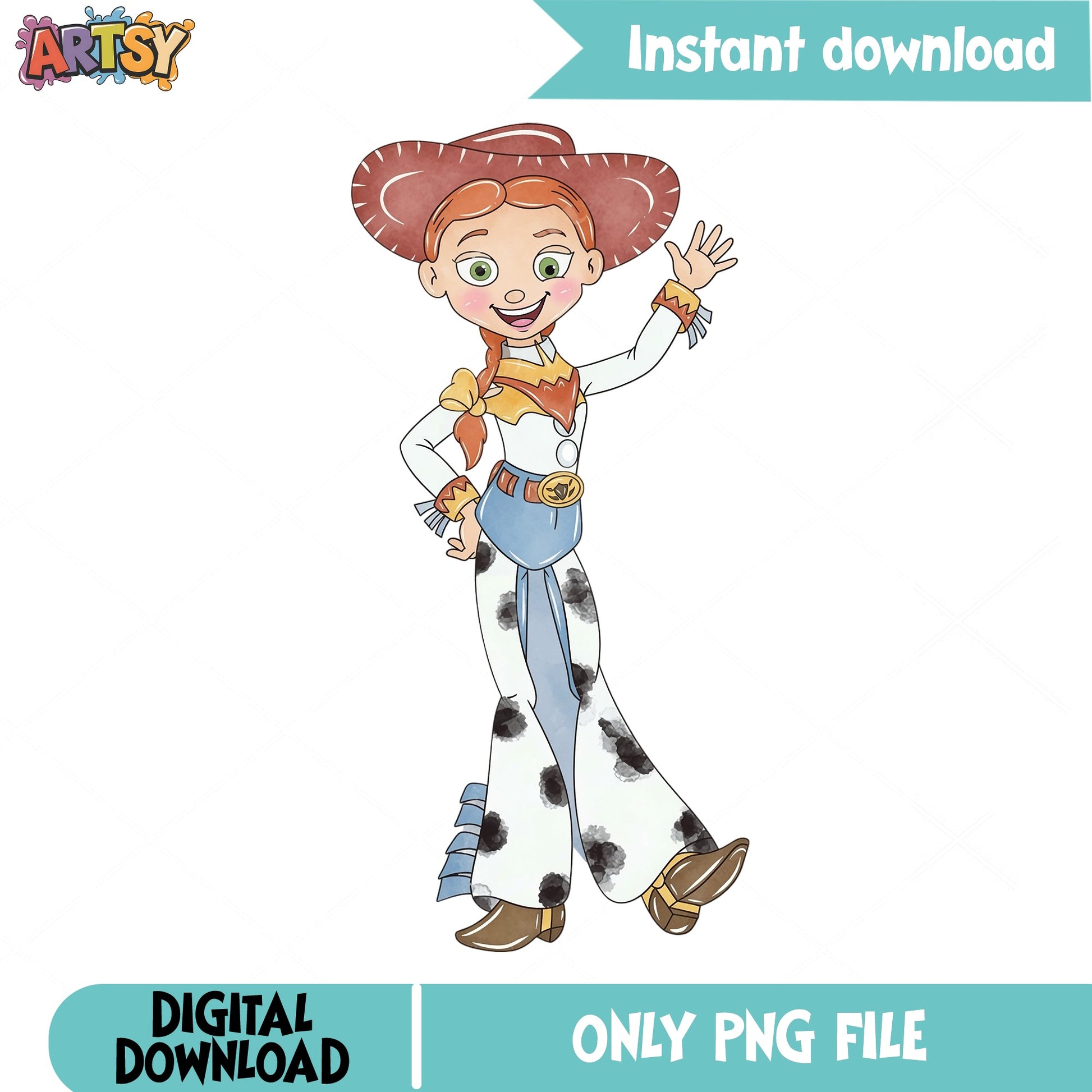 Jessie Toy Story PNG, Disney Cowgirl PNG, Toy Story PNG