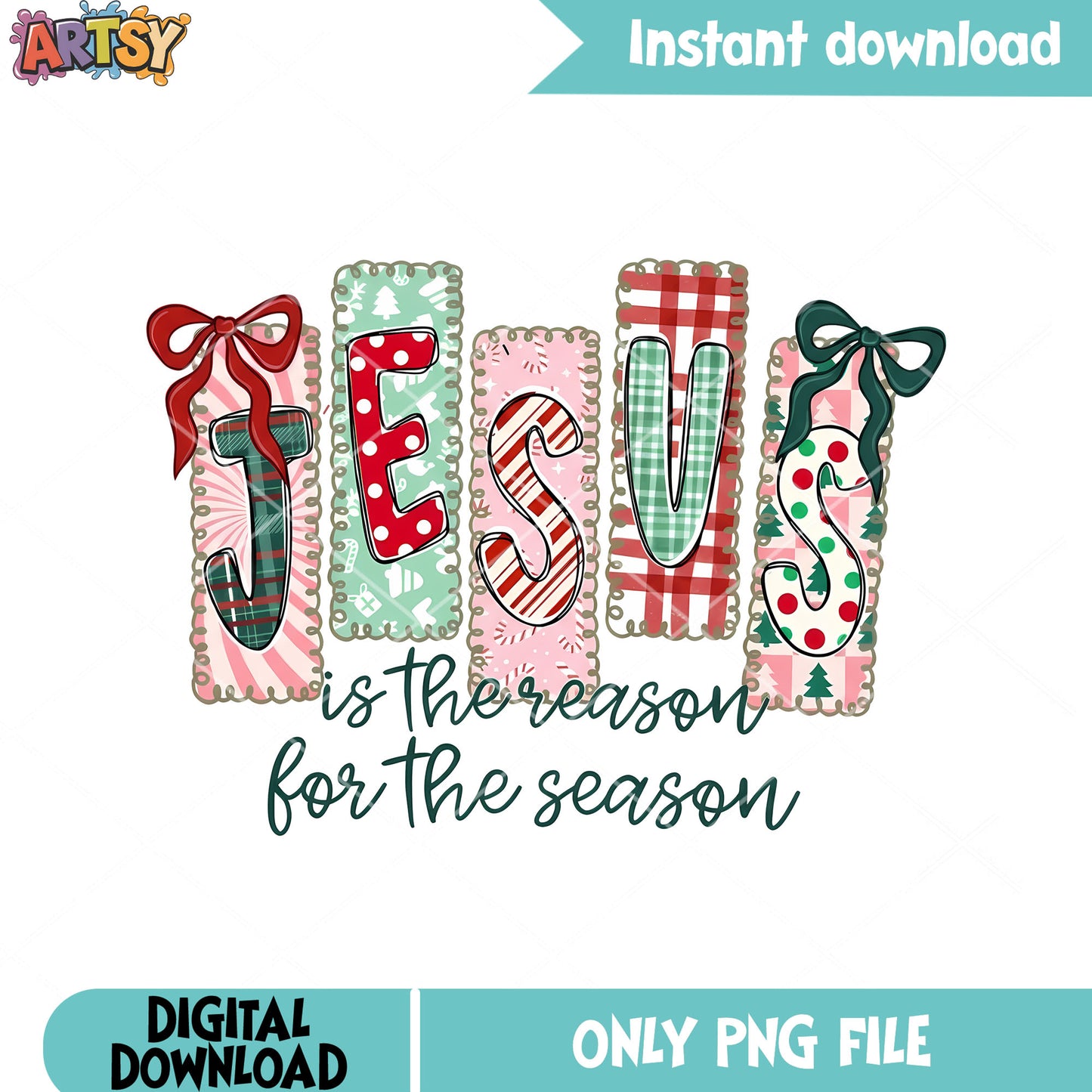 Jesus is the reason for the season png, merry christmas png