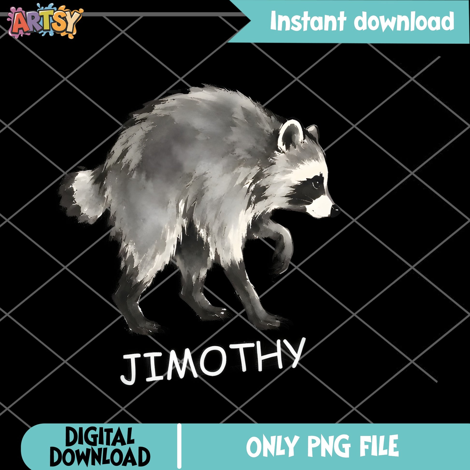 Jimothy Raccoon PNG, Funny Raccoon Meme PNG, Raccoon Lover PNG