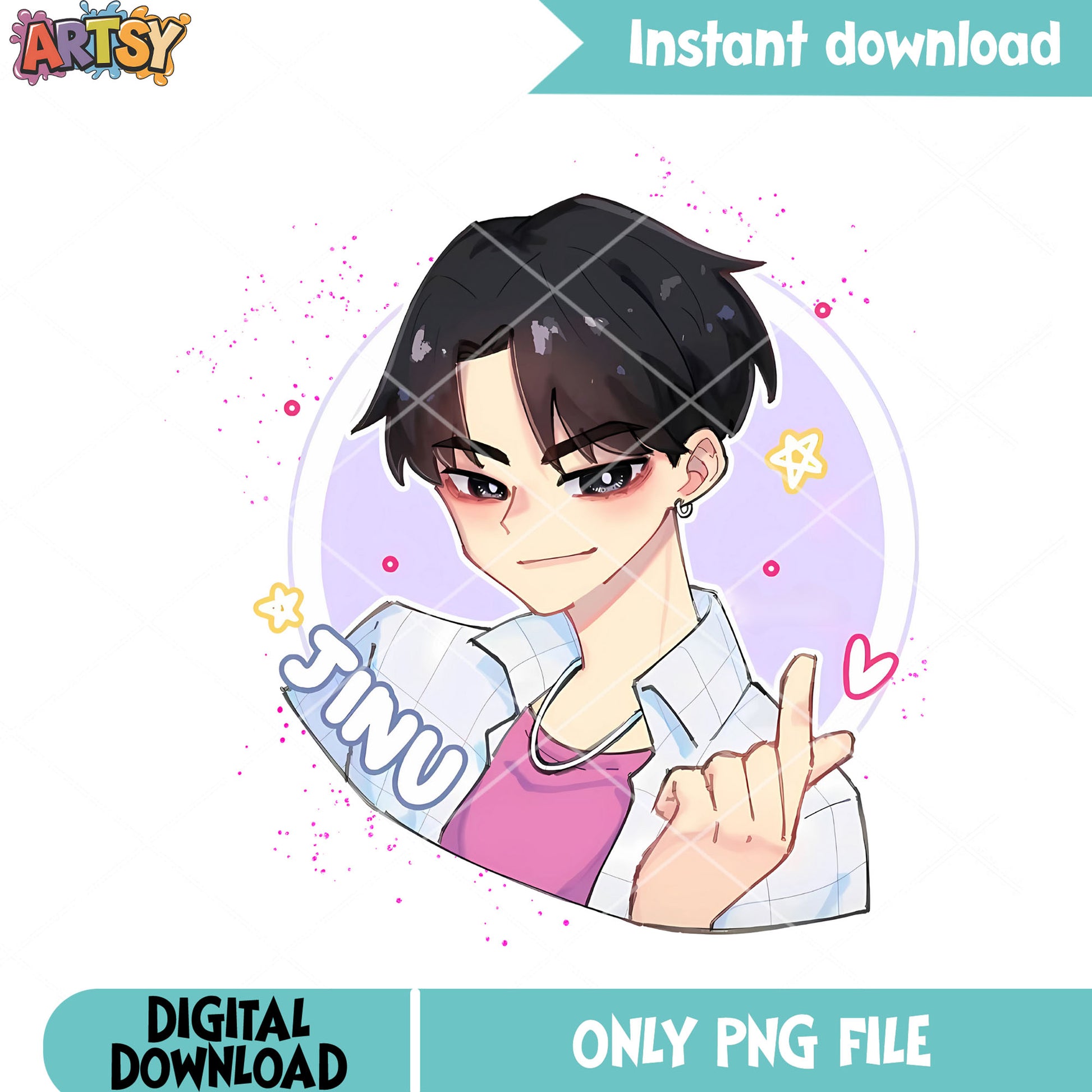 Jinu saja kpop logo png, anime jinu png, kpop jinu anime png