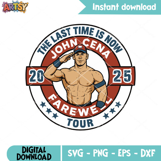John cena tour 2025 svg, john cena tour png, john cena png