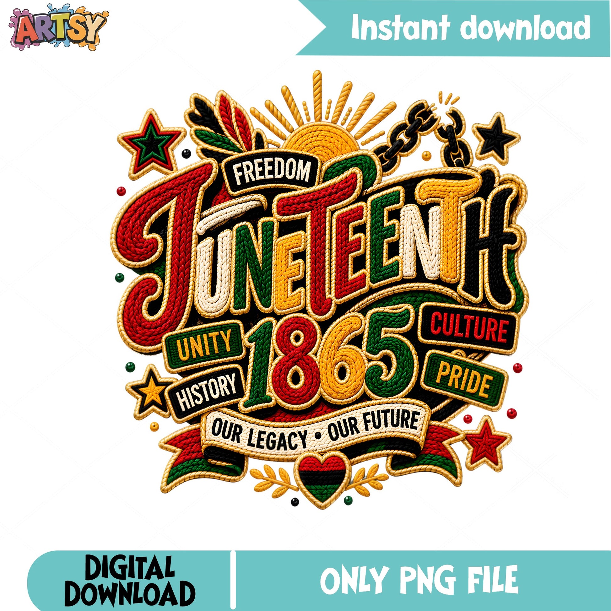 Juneteenth 1865 Freedom PNG, Black History Pride PNG, Unity Culture PNG