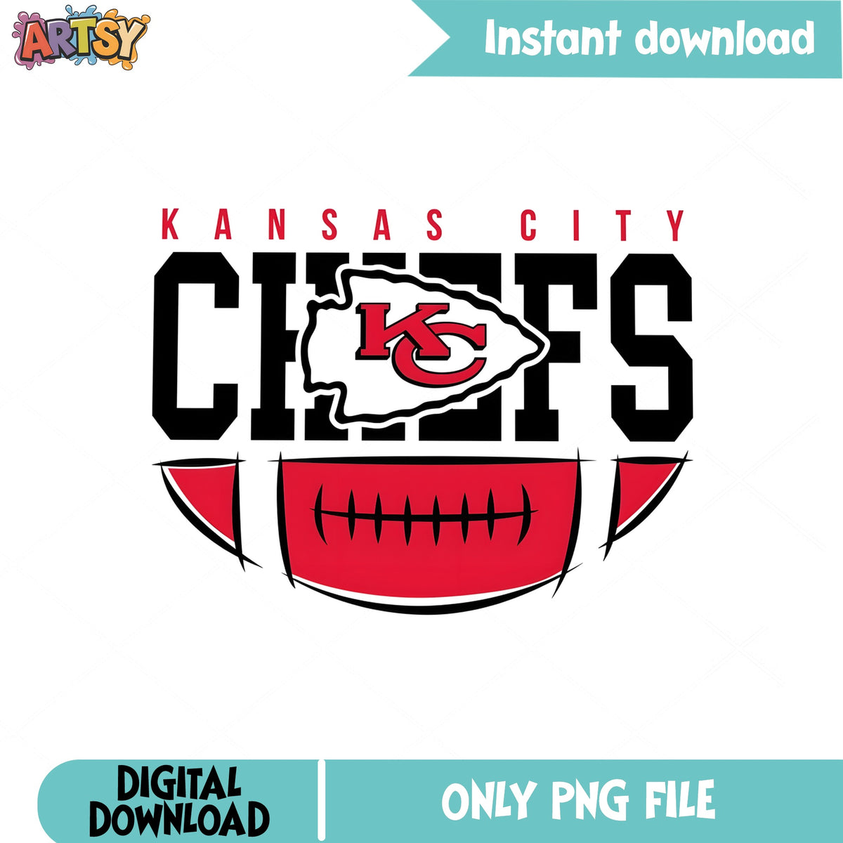 Kansas City Chiefs PNG, NFL Football Team PNG, Chiefs Logo PNG