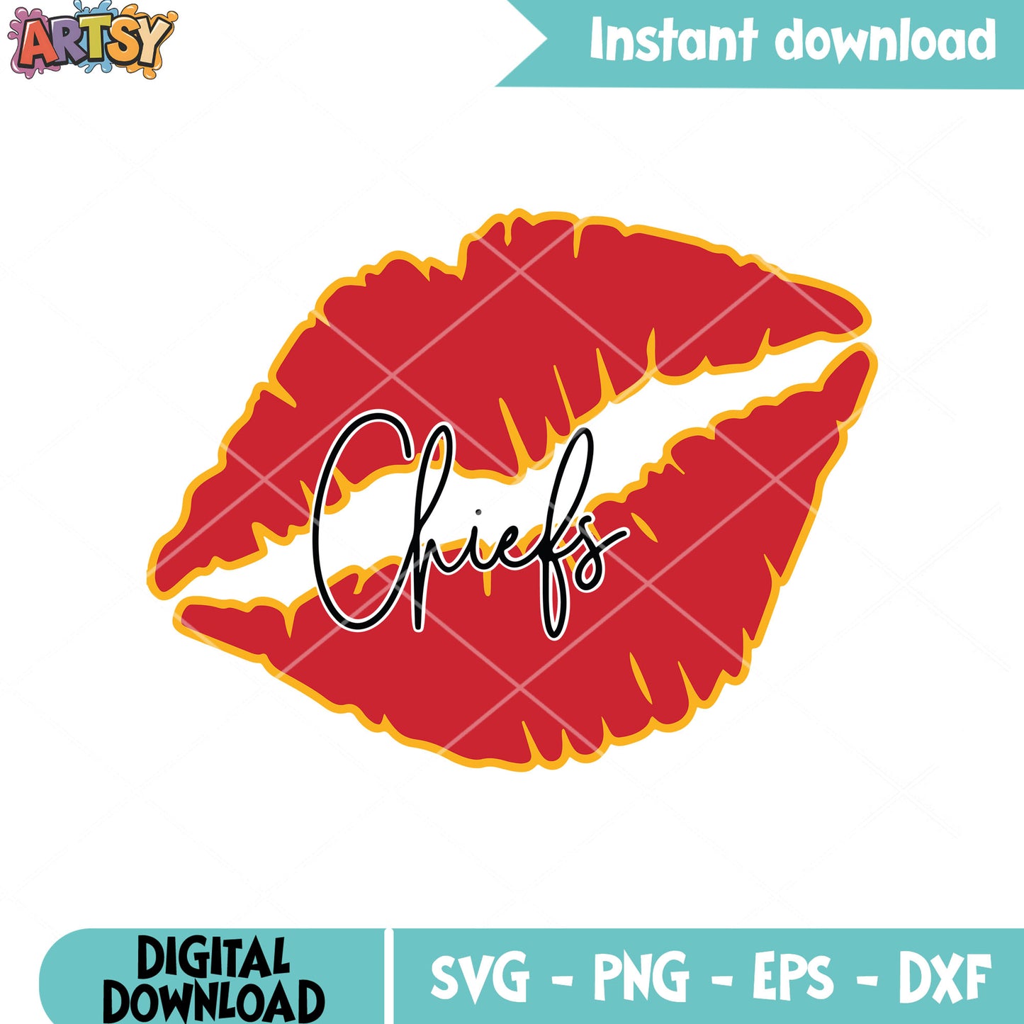 Kansas city football team svg, kc chiefs svg, afc west svg