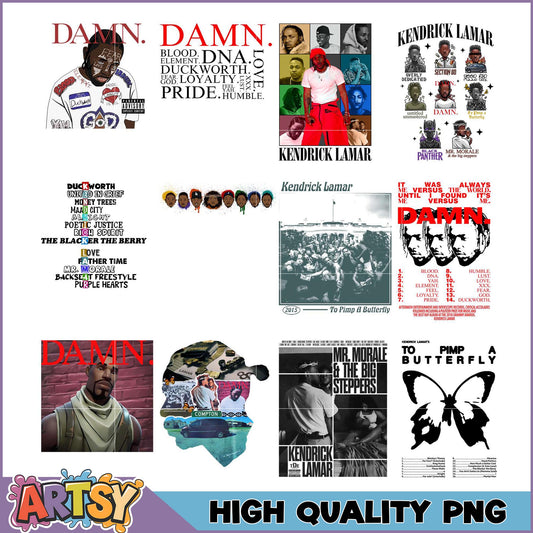 Kendrick Lamar PNG Bundle High Quality Images