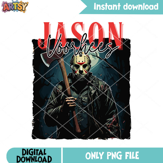 Killer axe bloody picture png, jason vorheez png, halloween scary png