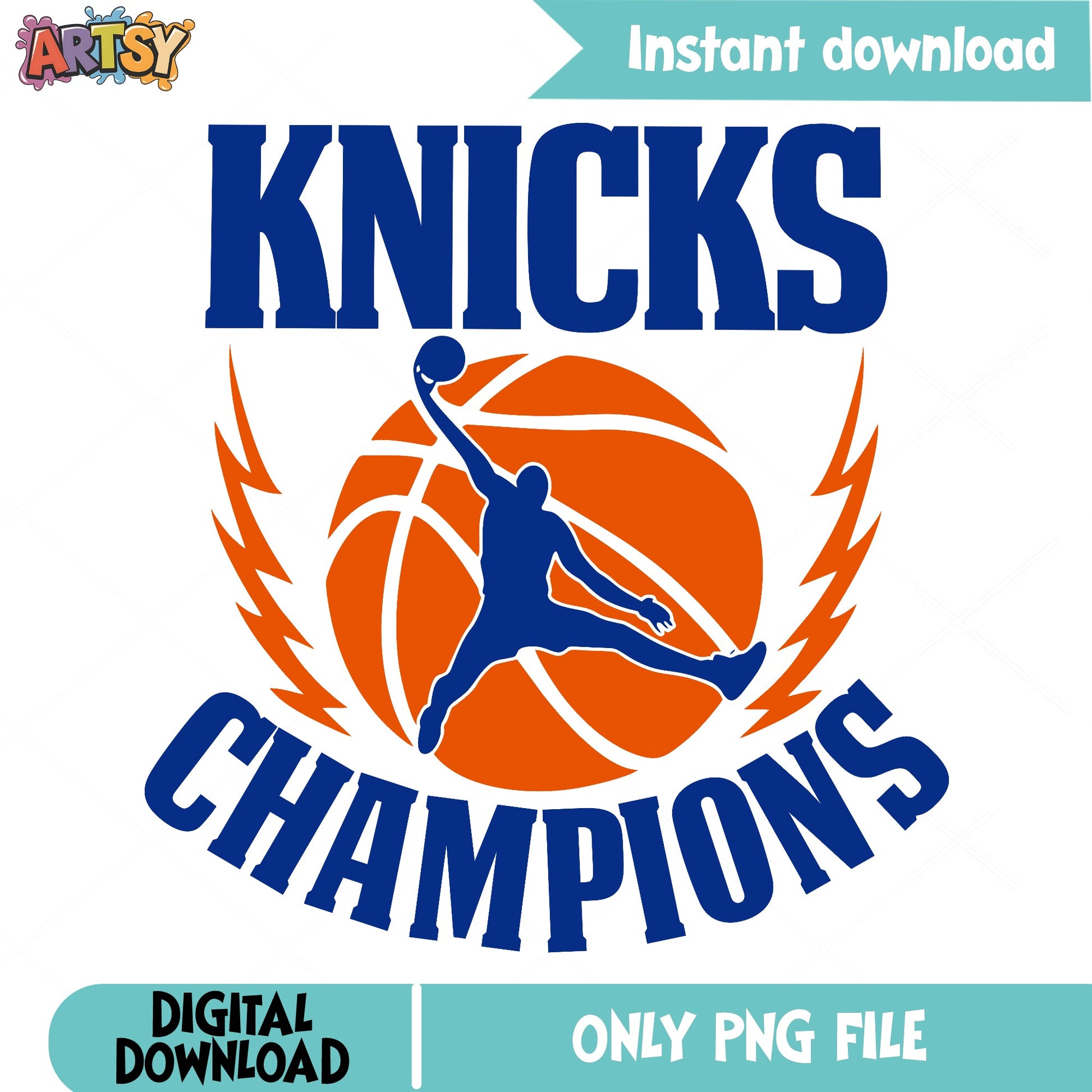 Knicks Champions PNG, Basketball Team PNG, New York PNG