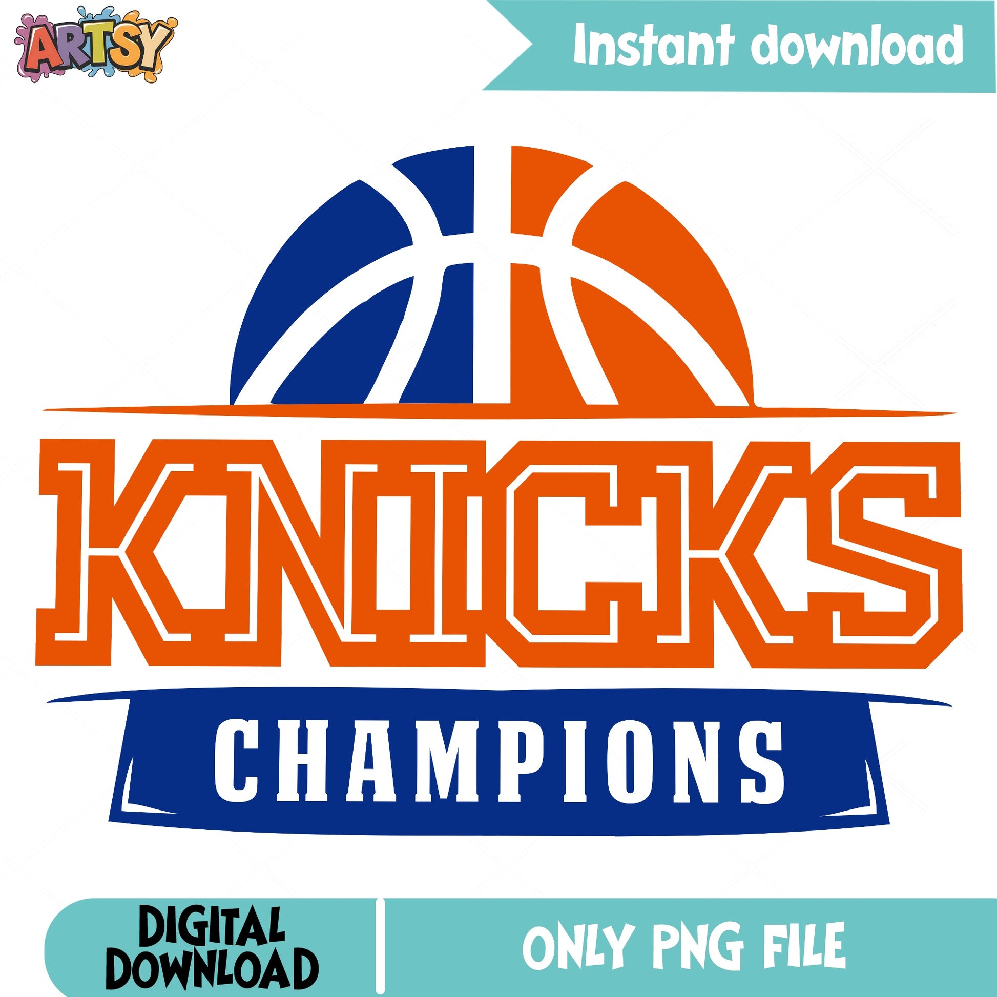 Knicks Champions PNG, New York Basketball PNG, NBA Team PNG