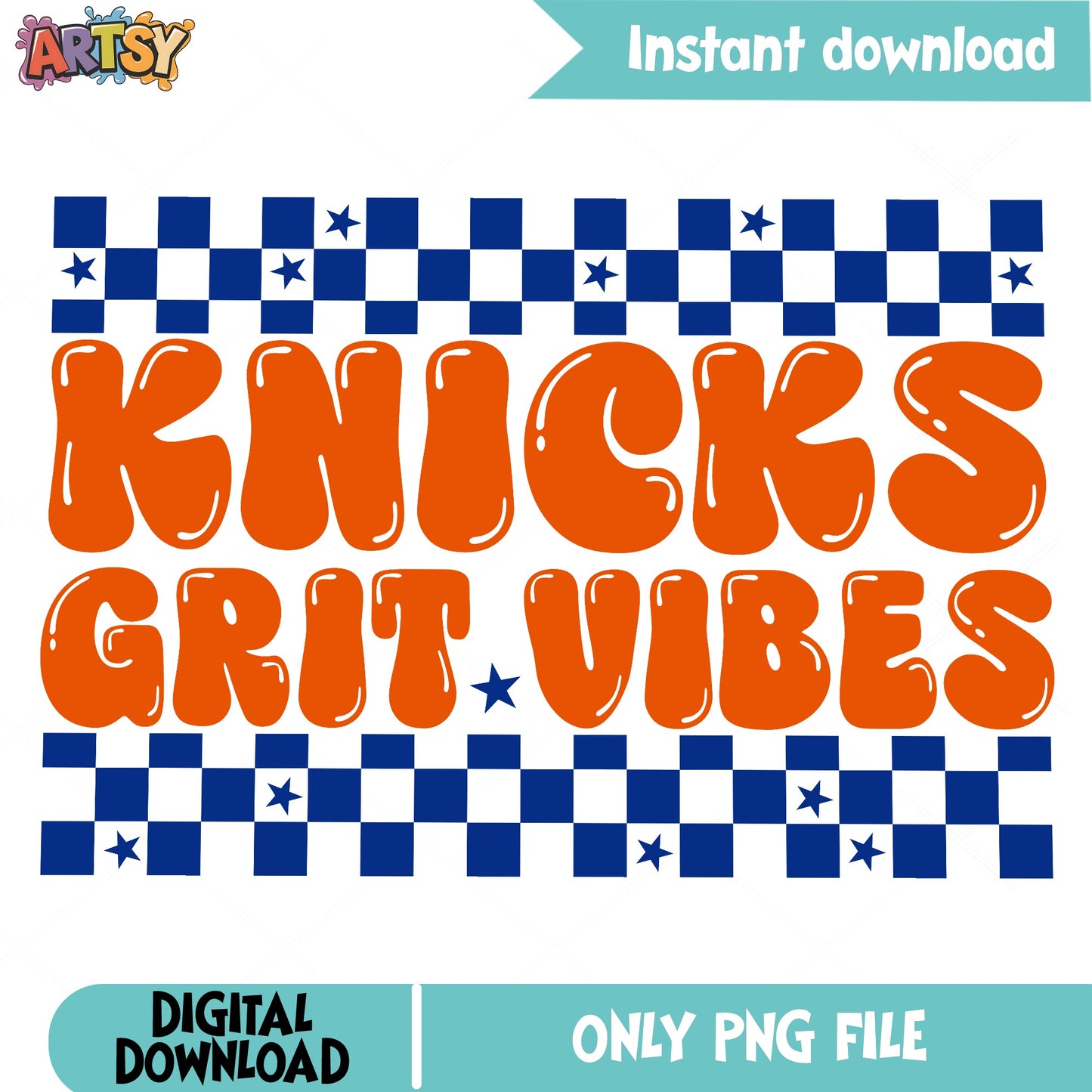Knicks Grit Vibes PNG, New York Basketball Fan Shirt, NBA PNG