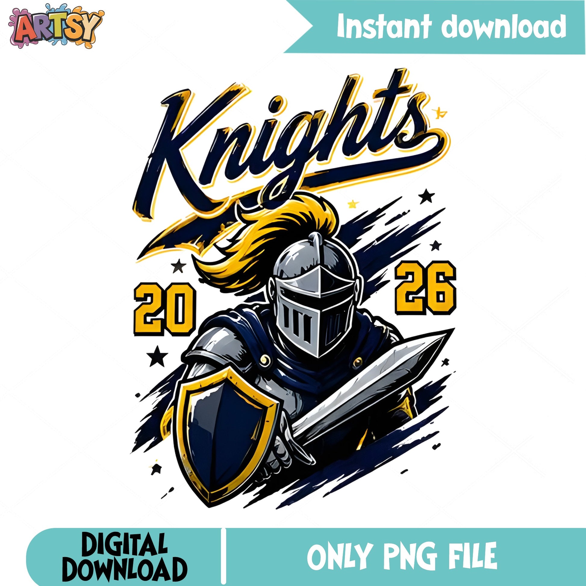 Knights Mascot PNG 2026, School Spirit PNG, Game Day PNG