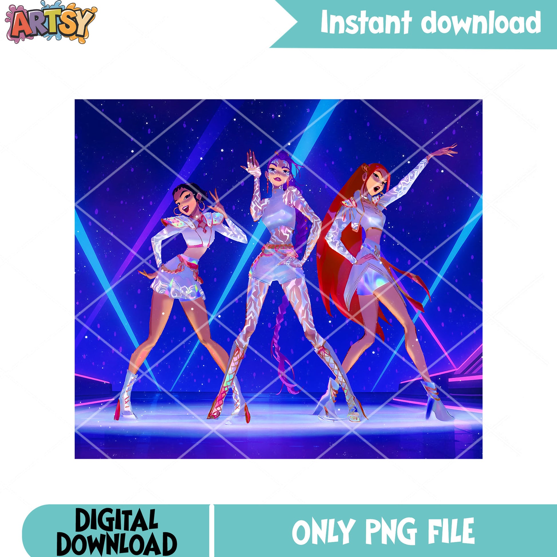 Kpop dream huntrix png, huntrix rumi png, demon hunters kpop png