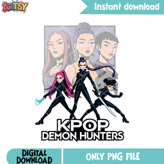 Kpop huntrix spy png, anime poster spy png, battle huntrix png