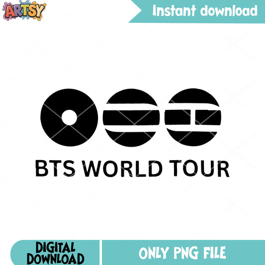 Kpop wolrd bts tour png, bts army png, bts comeback png