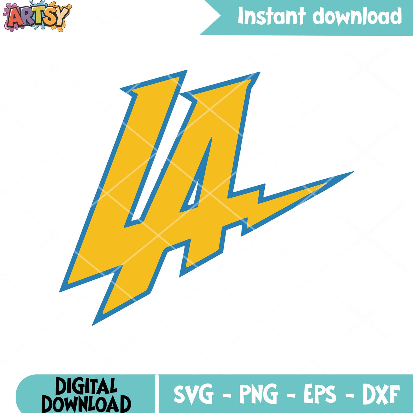 LA football nfl svg, national football leauge svg, chargers svg