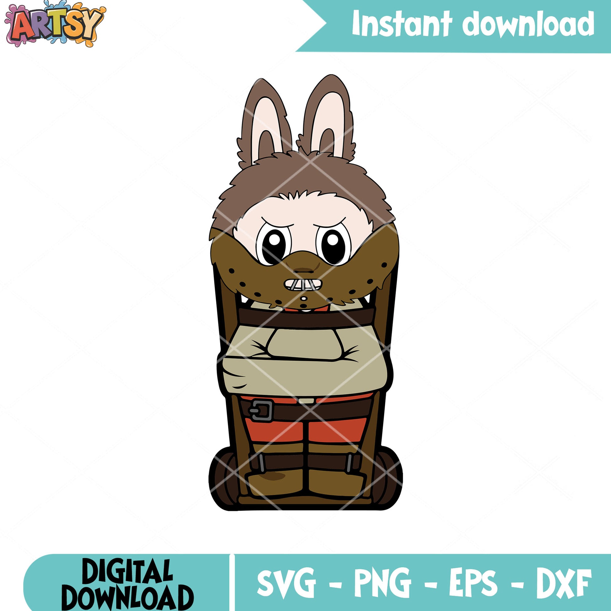 Labubu criminal costume svg, labubu halloween costume​ svg