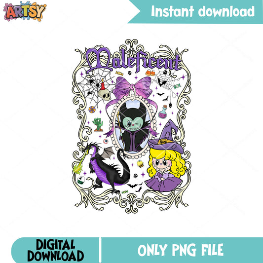 Labubu maleficent costume png, disney maleficent png, labubu costume png