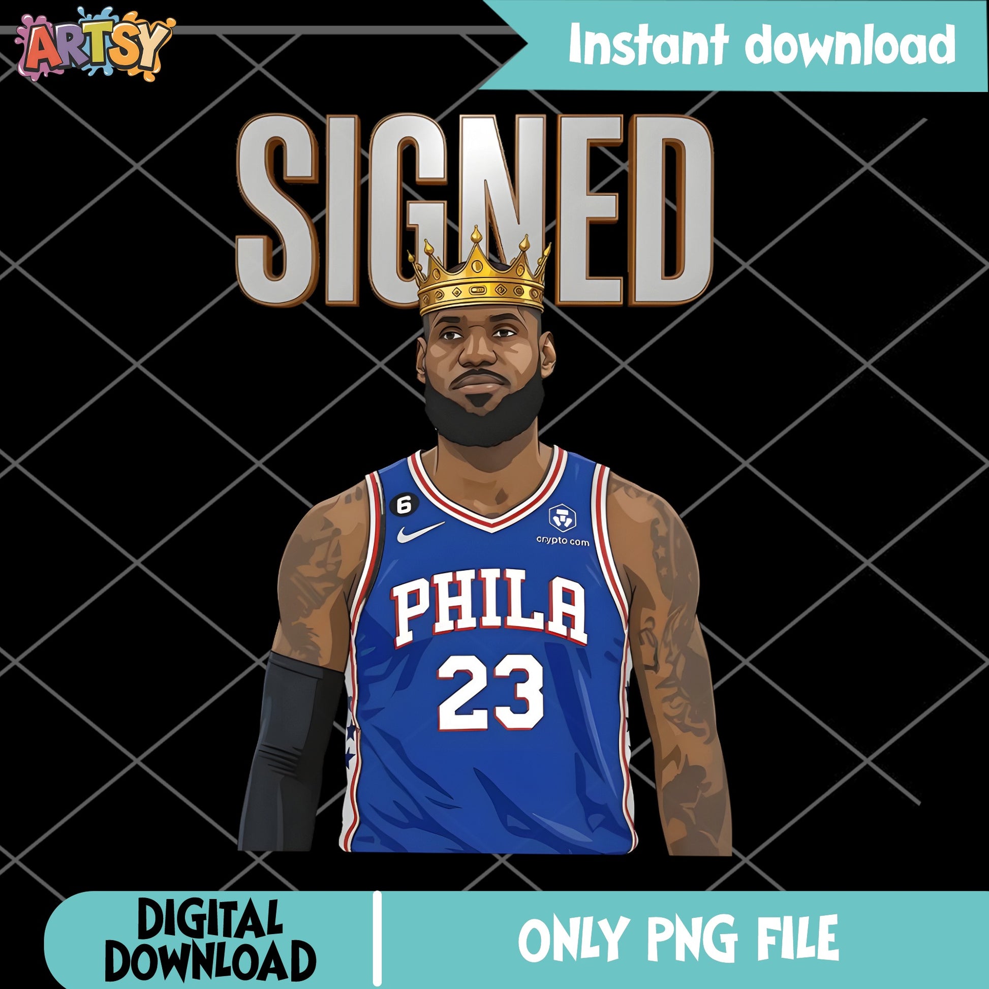 LeBron James Signed Philadelphia PNG, King James PNG, Basketball PNG
