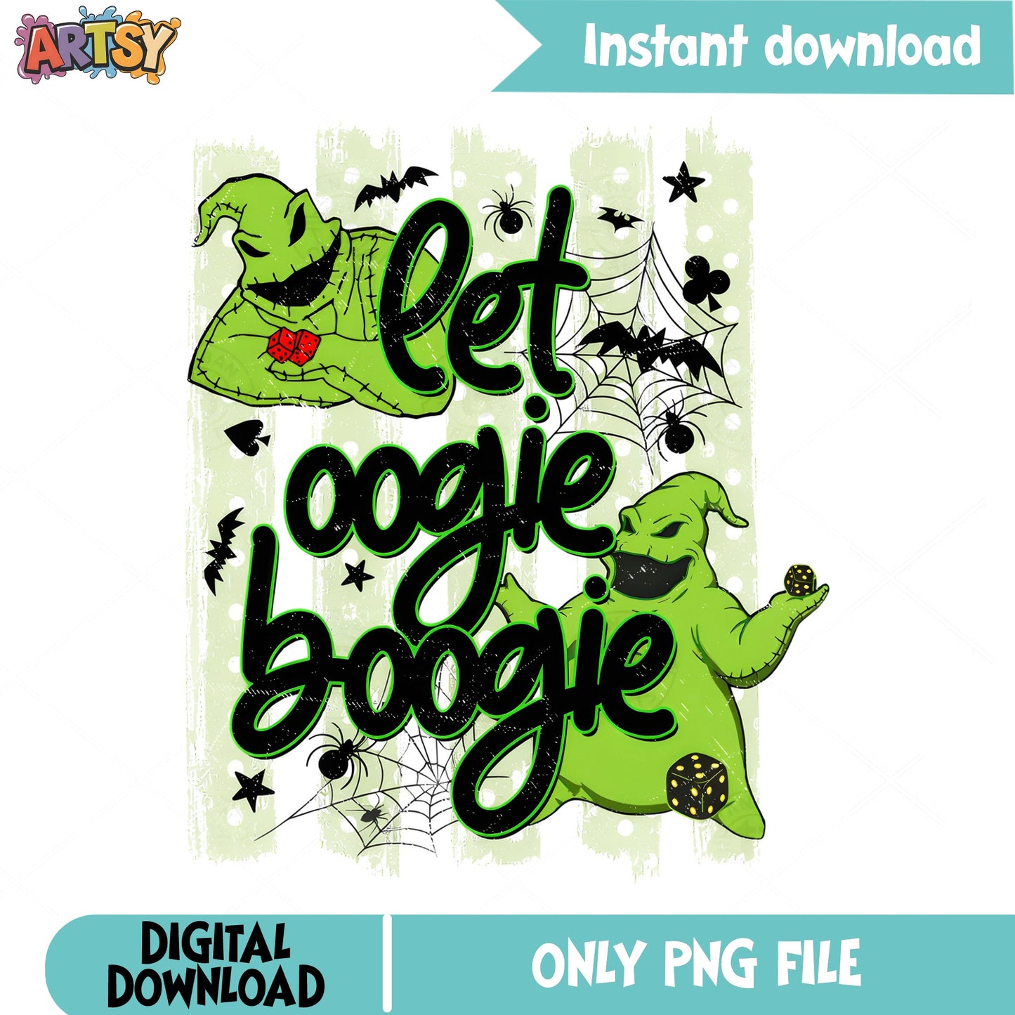 Let Oogie Boogie PNG, Nightmare Before Christmas PNG, Halloween PNG