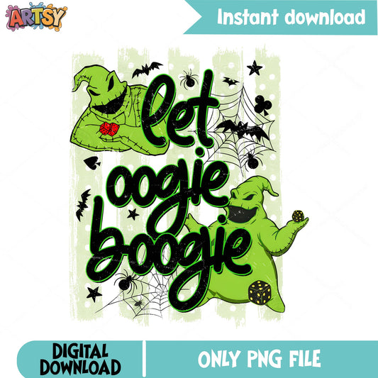 Let Oogie Boogie PNG, Nightmare Before Christmas PNG, Halloween PNG