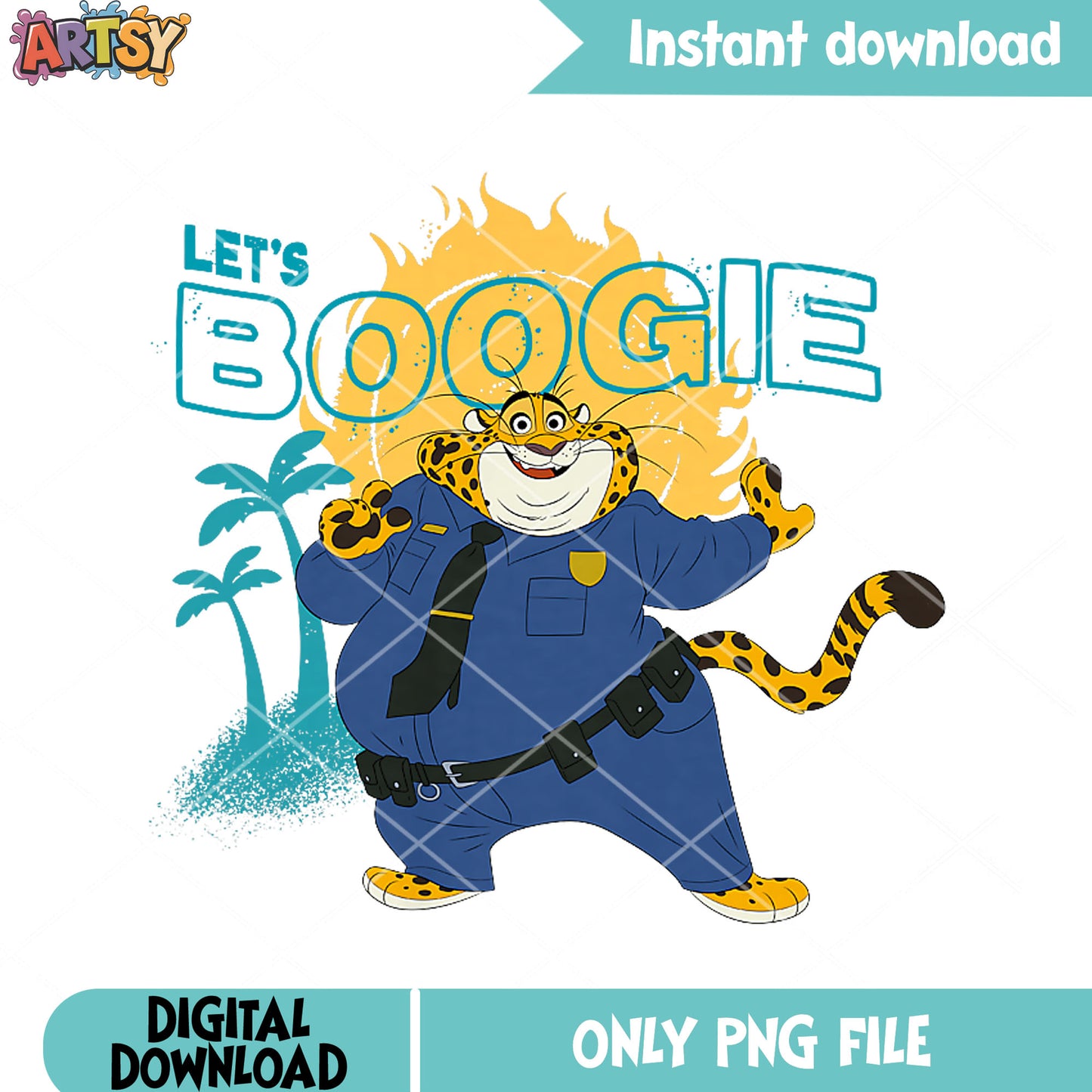 Lets boogie png, Benjamin Clawhauser png, disney zootopia png