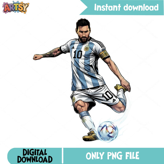 Lionel Messi PNG, Argentina Soccer Player PNG, Football PNG