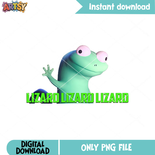 Lizard green vibes design png meme lizard png, funny lizard png