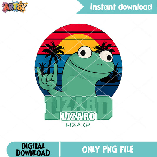 Lizard hawai meme png, lizard lizard lizard png, meme lizard png