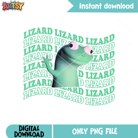 Lizard hello meme png, lizard lizard lizard png, lizard emote png