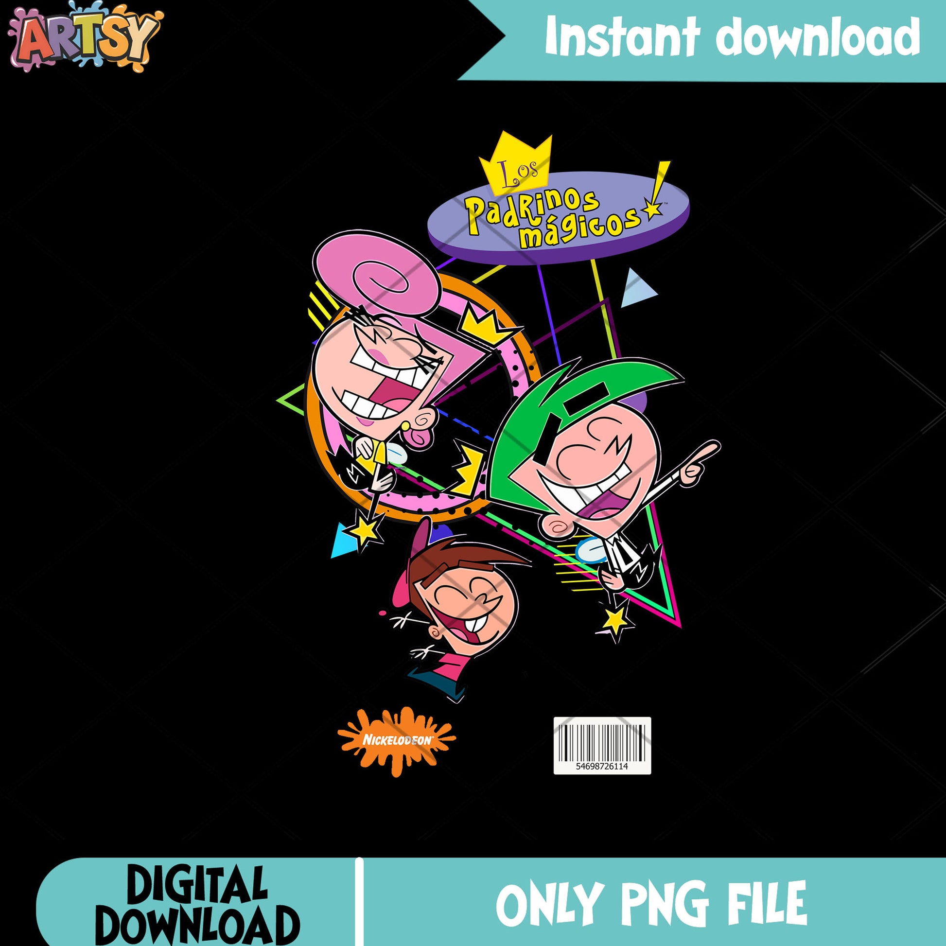 Los Padrinos Magicos png, The Fairly OddParents png, Cartoon Network png