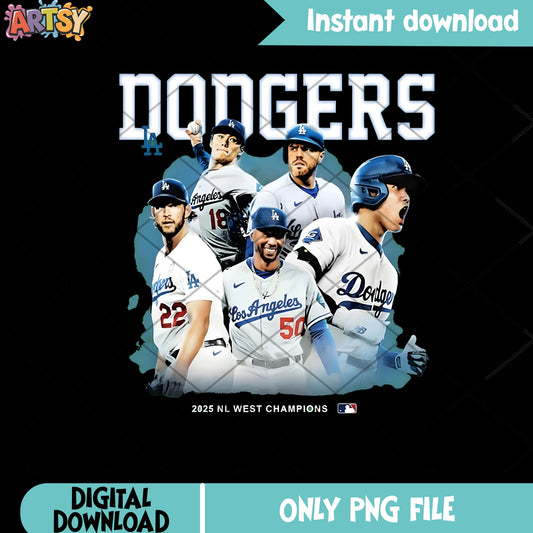 Los angeles football team png, dodgers team​​ png, LA dodgers​ png