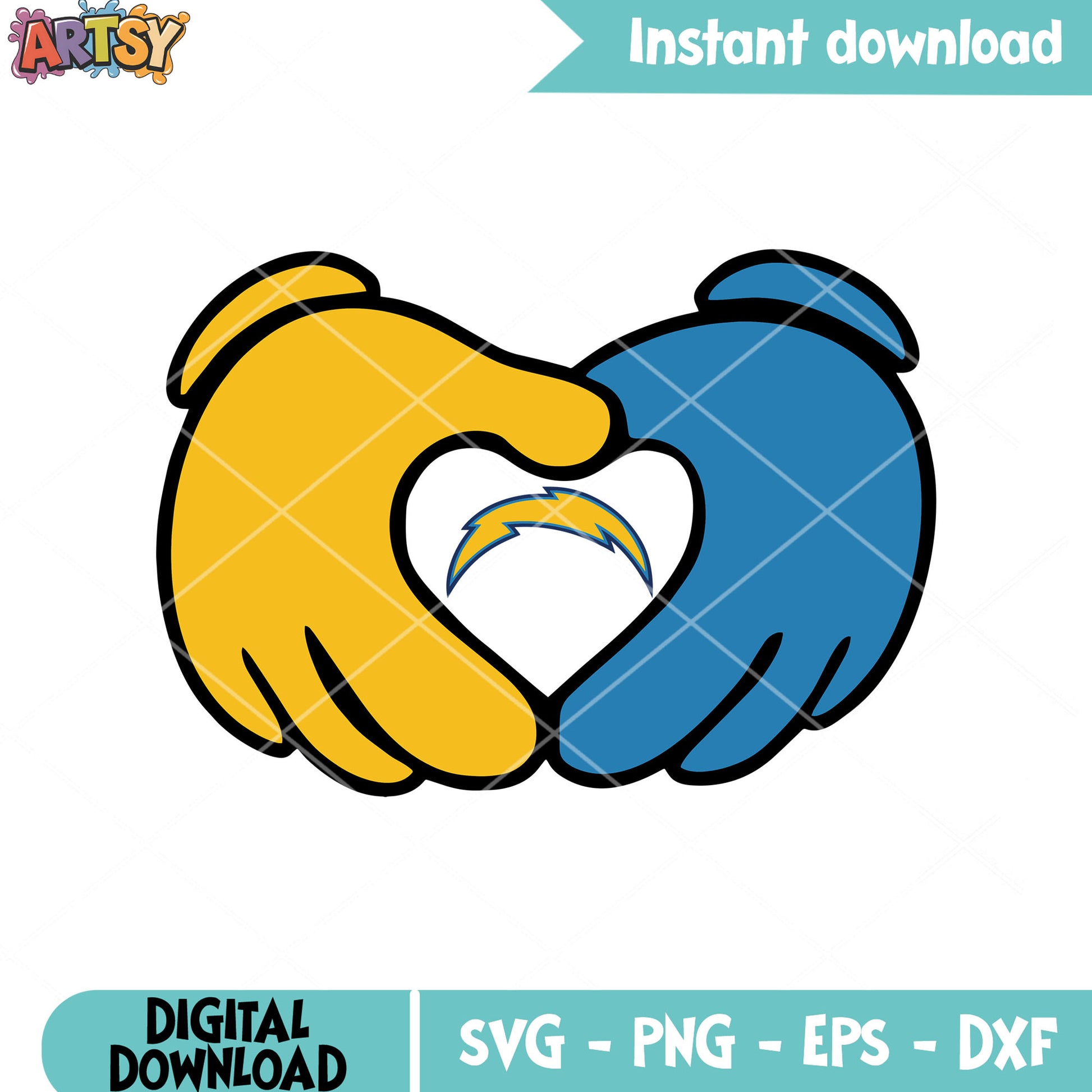 Los angeles football team svg, sofi stadium svg, chargers svg