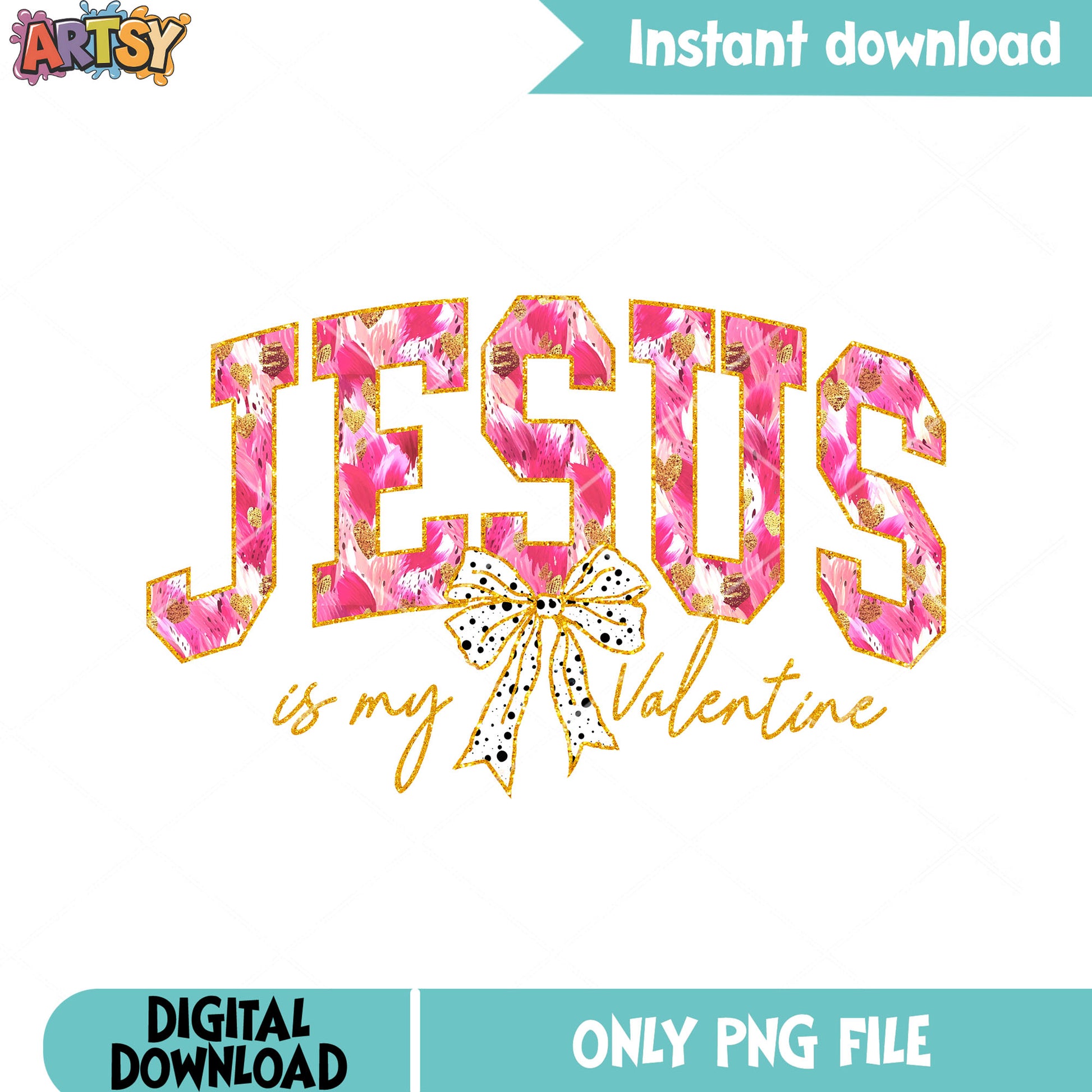Love jesus in valentine png, valentine day png, jesus christ png