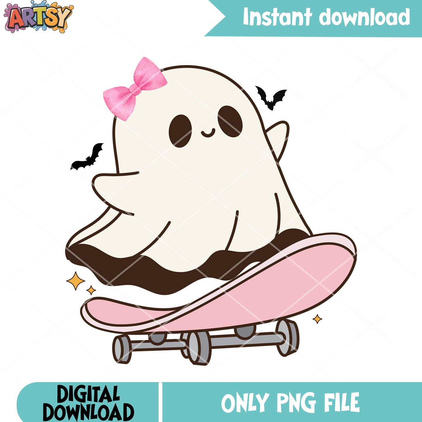 Lovely float blanket png, ghost costume png, scary night png