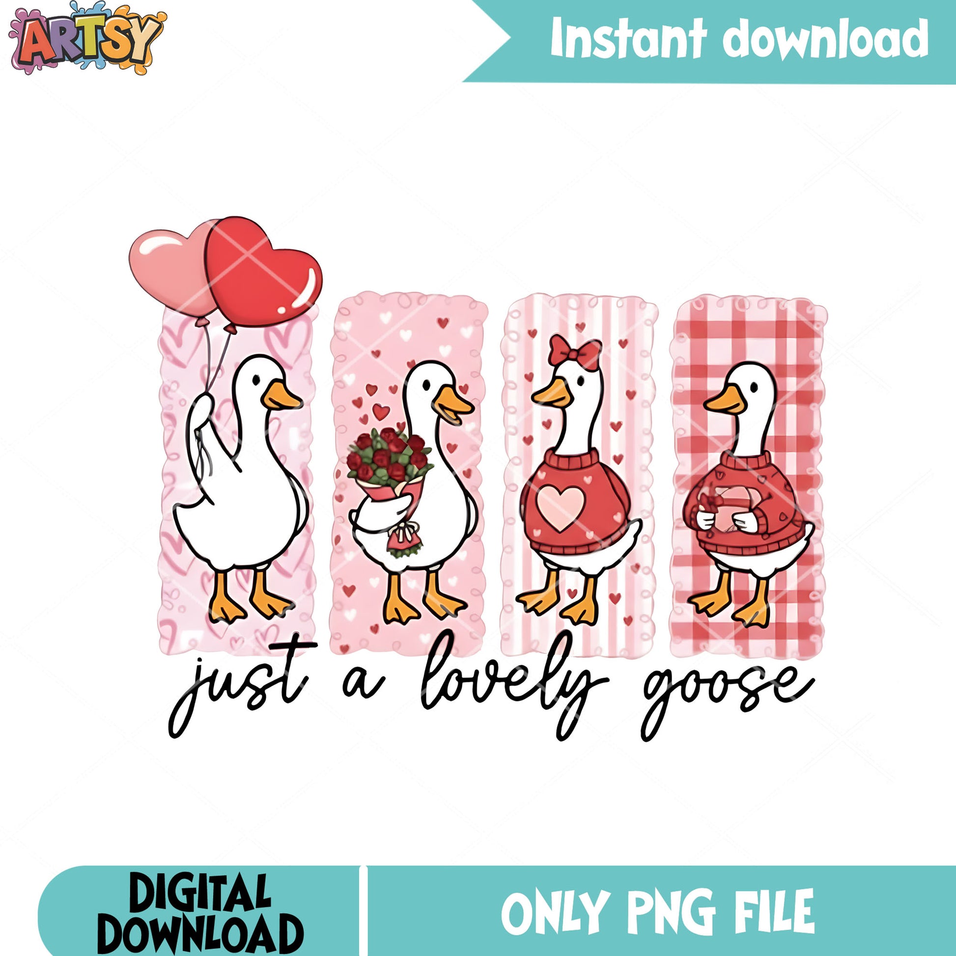 Lovely gooses png,valentine ducks png,cute thiings png