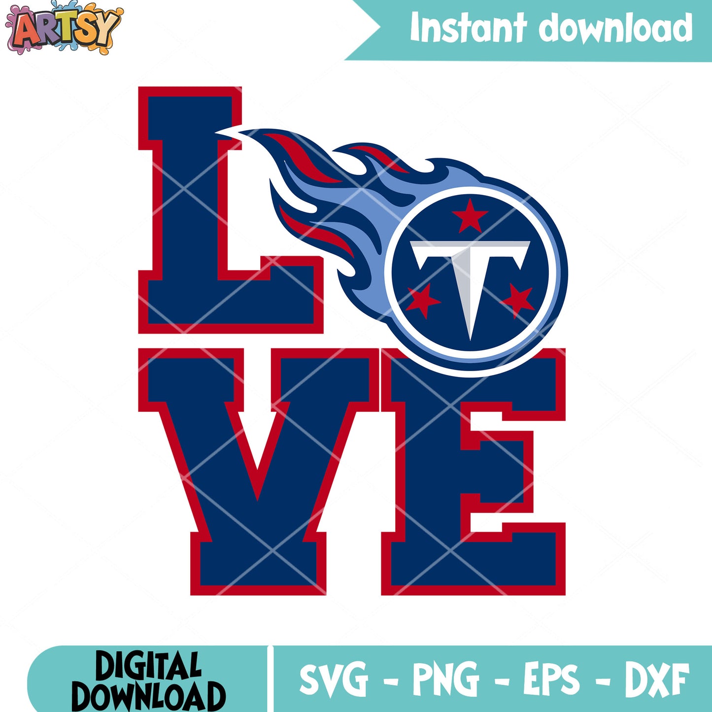 Love titans football nfl svg, afc south svg, titans svg