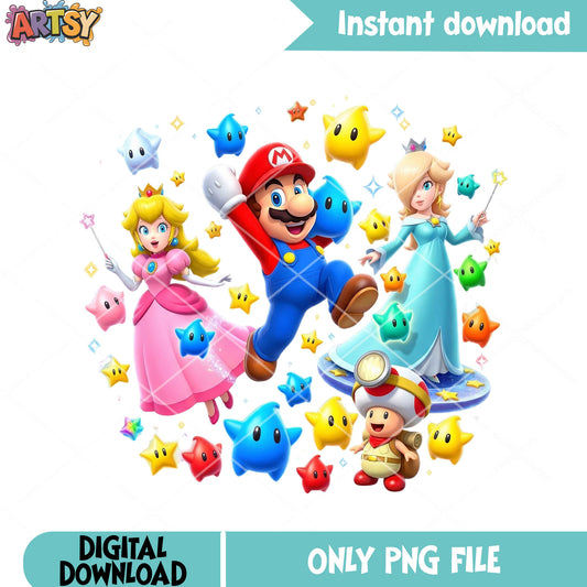Luma princess mario png, rosalina princess png, mario bros png