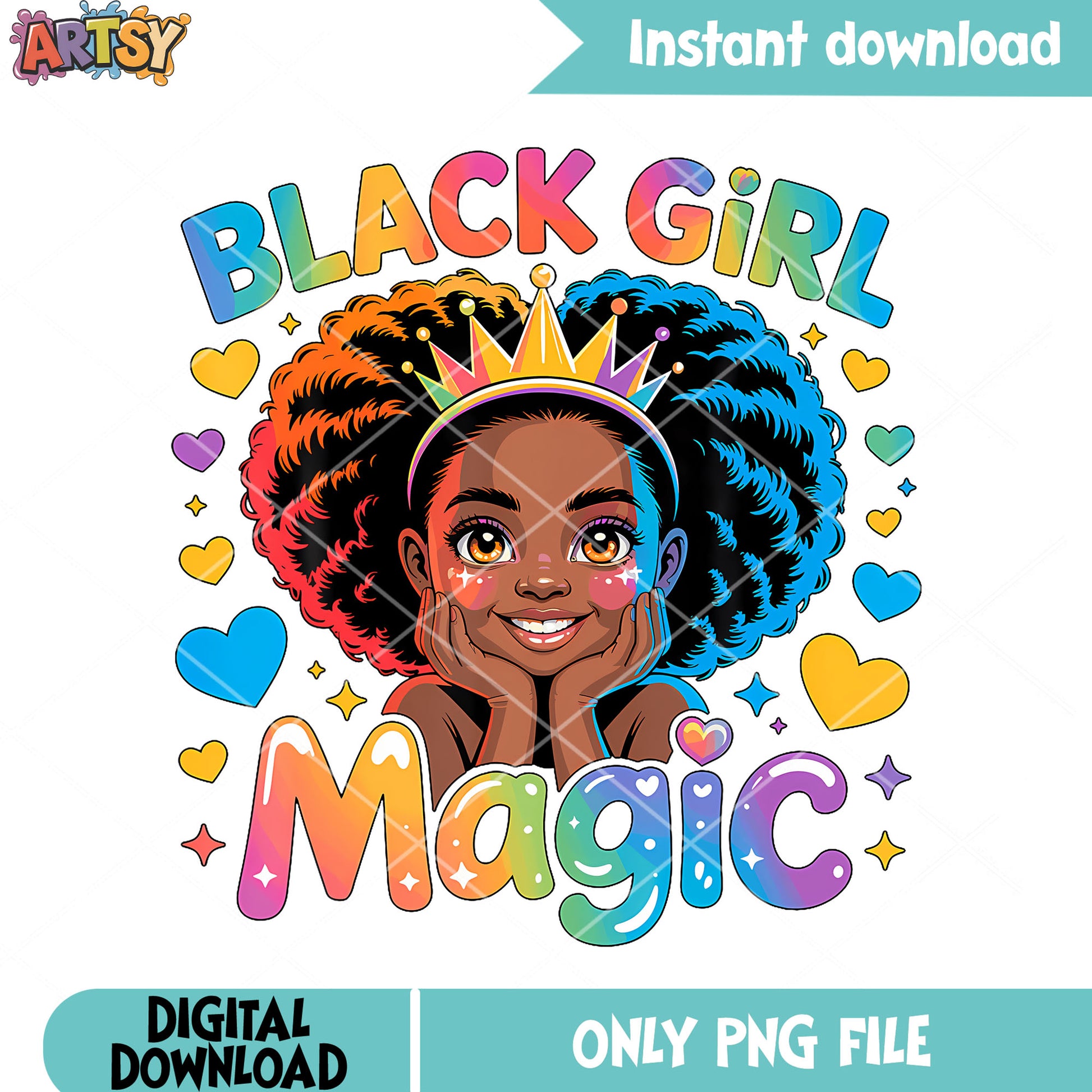 Magic African Girl Hbcu T Shirt png, happy emotion png, black girl ​png
