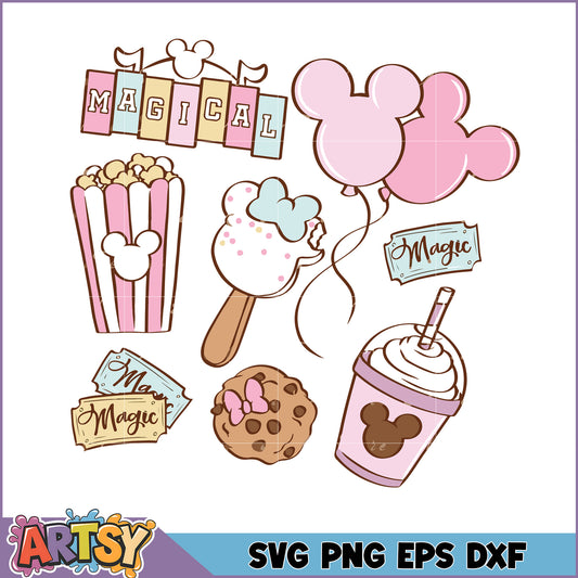Magical Mickey SVG Bundle