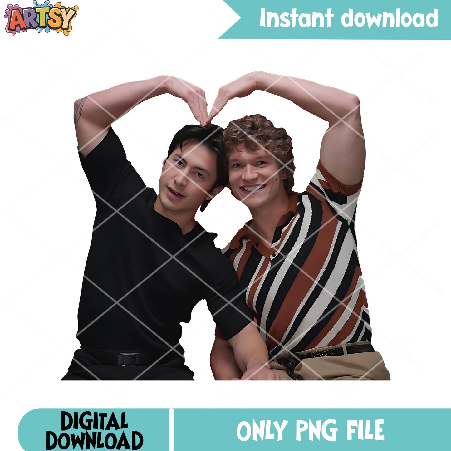 Make heart hand hollanov png, gay couple png, lgbtq gifts png