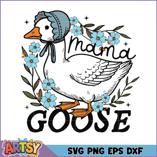 Mama Goose SVG Cut File