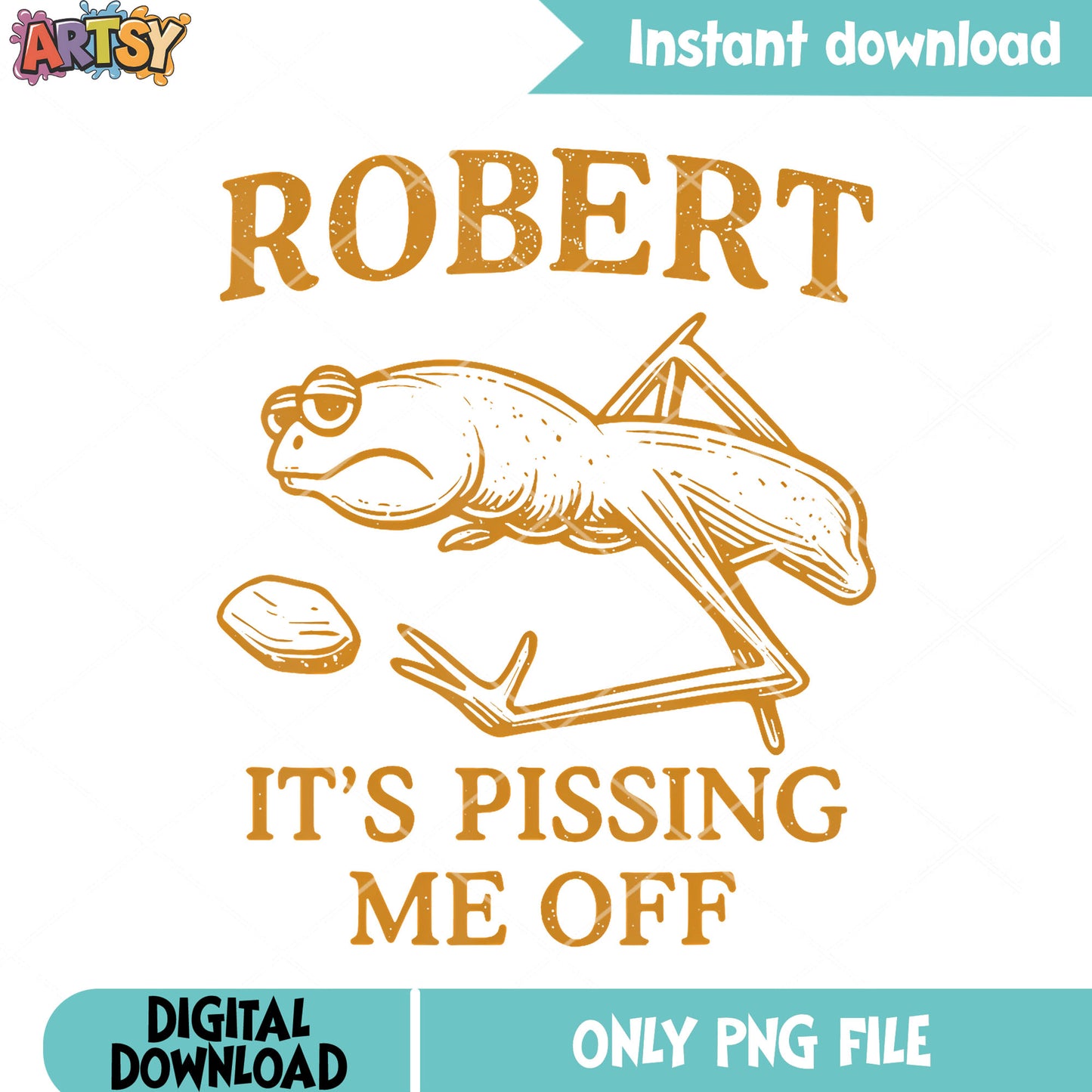 Marcus The Worm Robert It'S T-Shirt png, funny meme​ png, funny art png