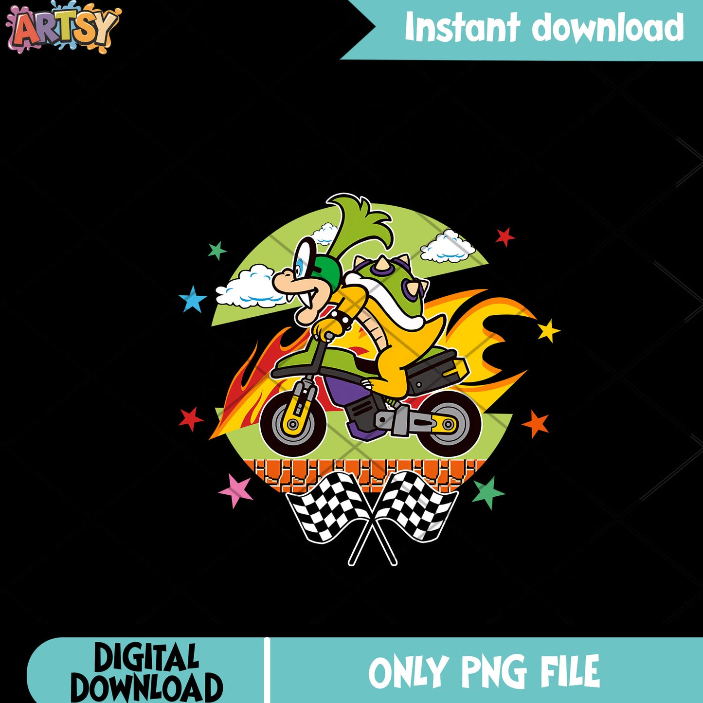 Mario Iggy super mario png, nintendo art png, nintendo swicth png - Copy