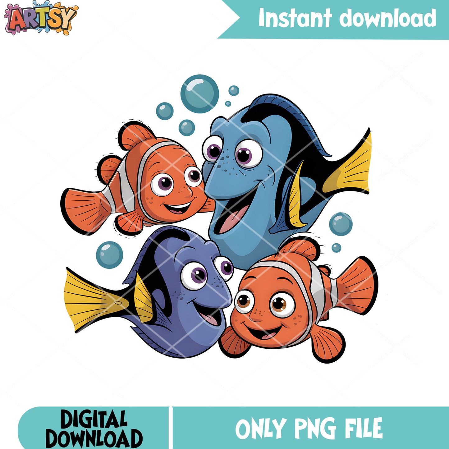 Marlin nemo dory fish png, poster nemo​ png, clownfish marlin​ png