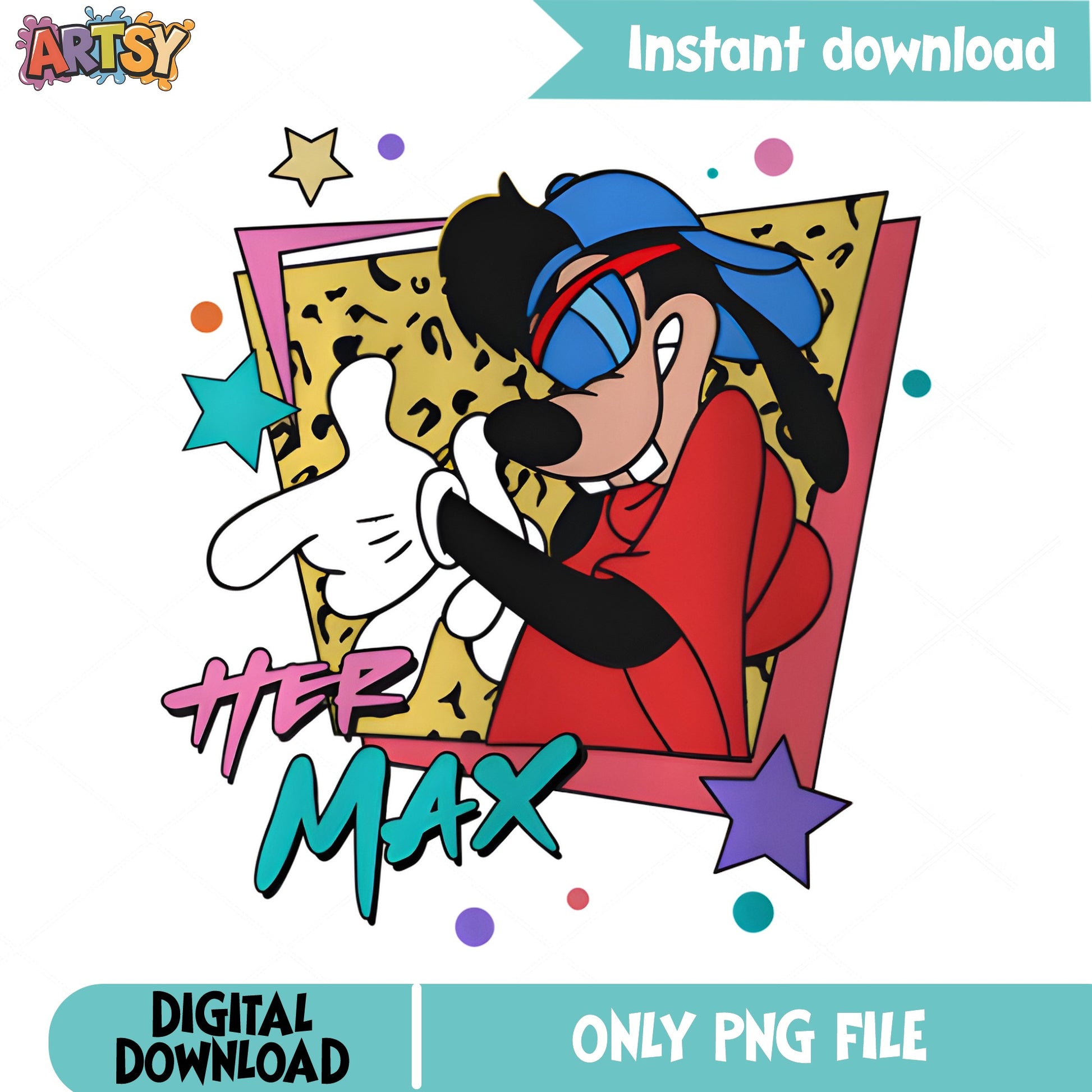 Max Goof Her Max A Goofy Movie PNG, Disney PNG, Retro PNG
