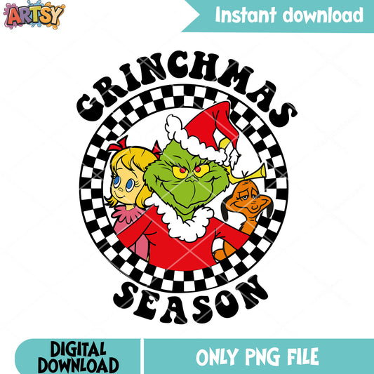 Max grinch and cindy png, the grinch png, christmas characters png