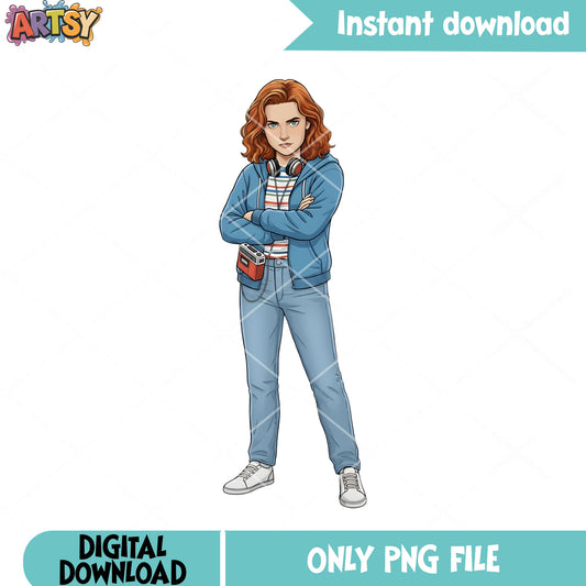 Max mayfield death​​ png,  mayfield costume​ png, funko pop​ png