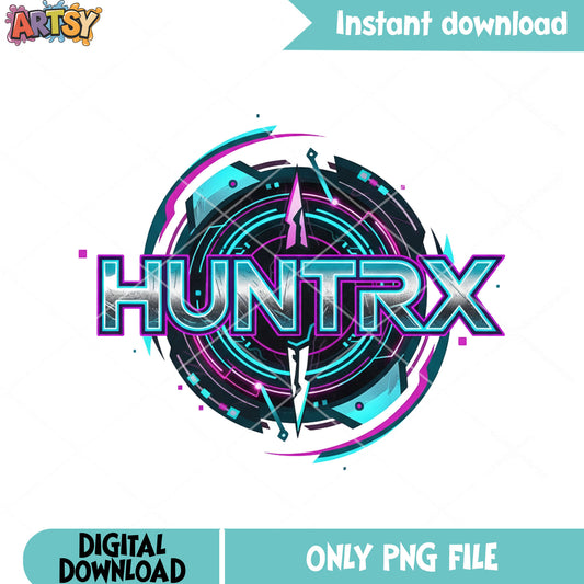 Mechanics huntrix kpop png, huntrix logo png, kpop demon hunters png