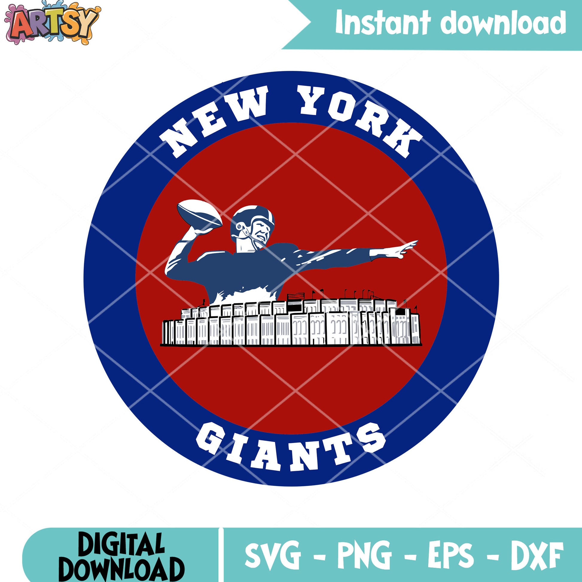 Melife stadium giants svg, ny giants svg, america football conference svg