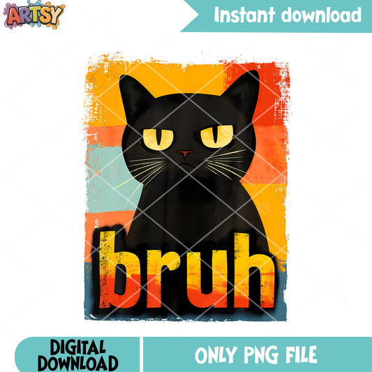 Meme bruh funny cat png, funny cat memes​​ png, cute cat png